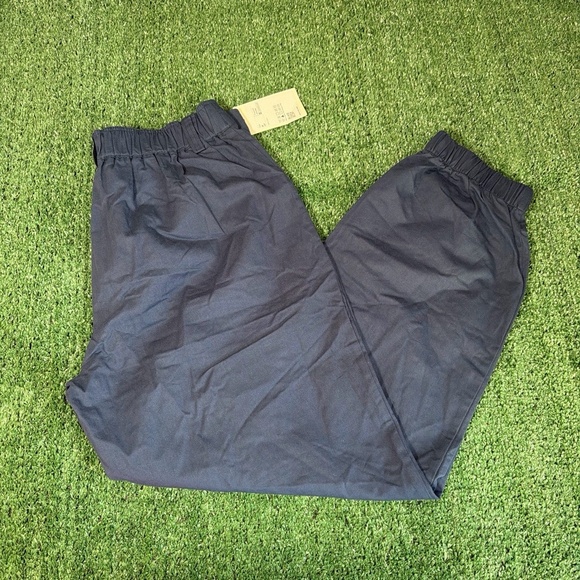 NWT Halara Mid Rise Zipper Pocket Casual Cotton Jogger Pants Women Size Med Tall - Picture 2 of 4